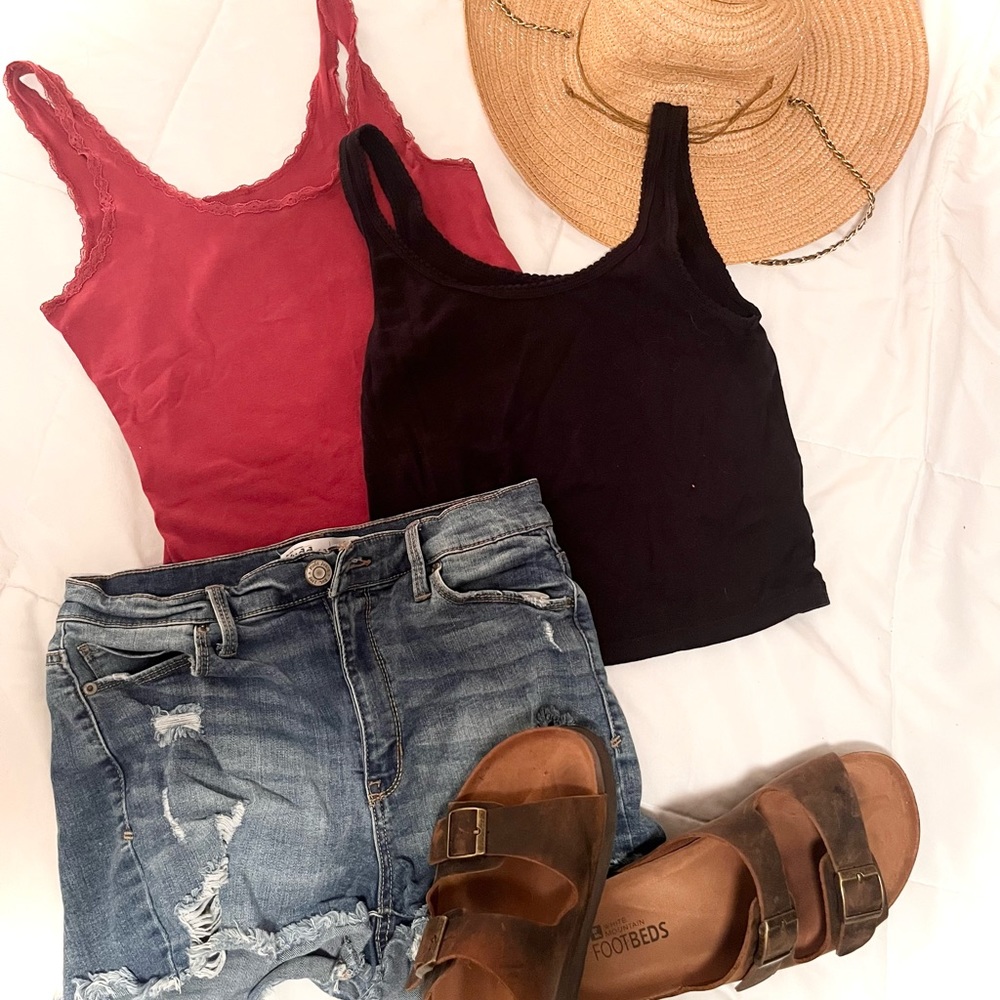 Two summer tank tops